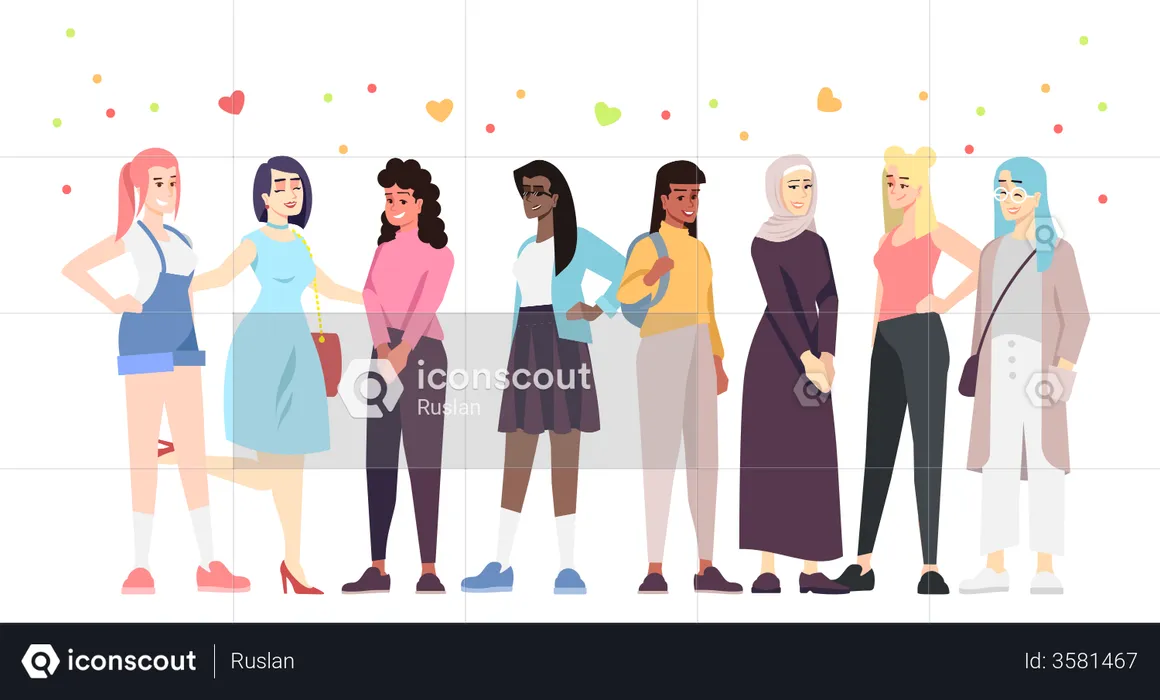International Women Day  Illustration