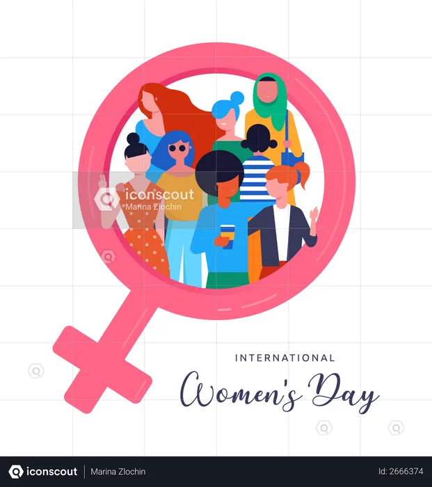 International Women's Day  Illustration