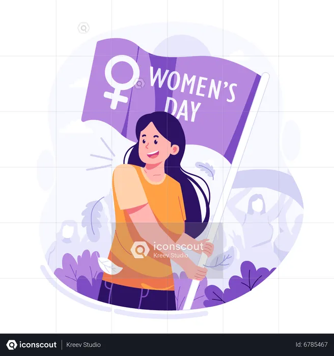 Internationaler Frauentag  Illustration