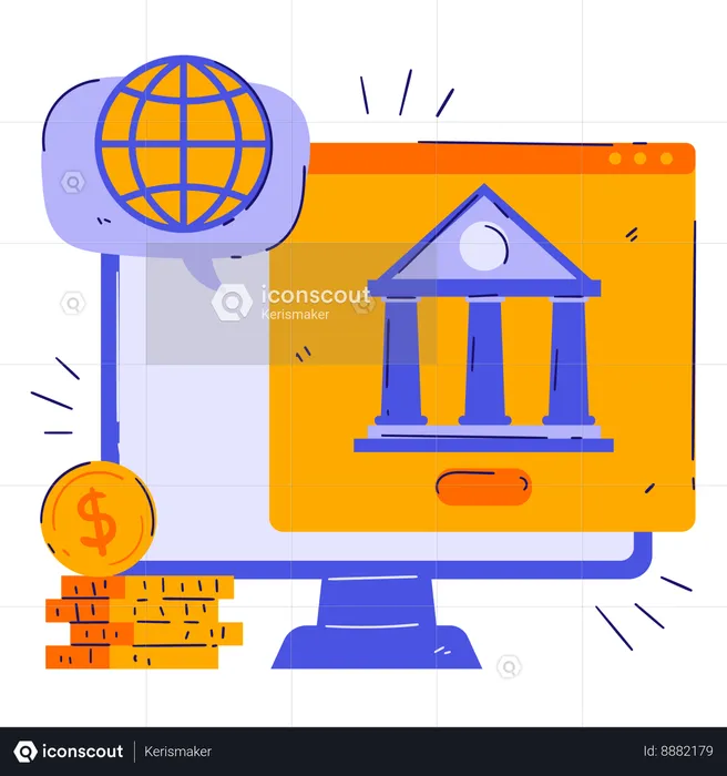 Internet Banking  Illustration