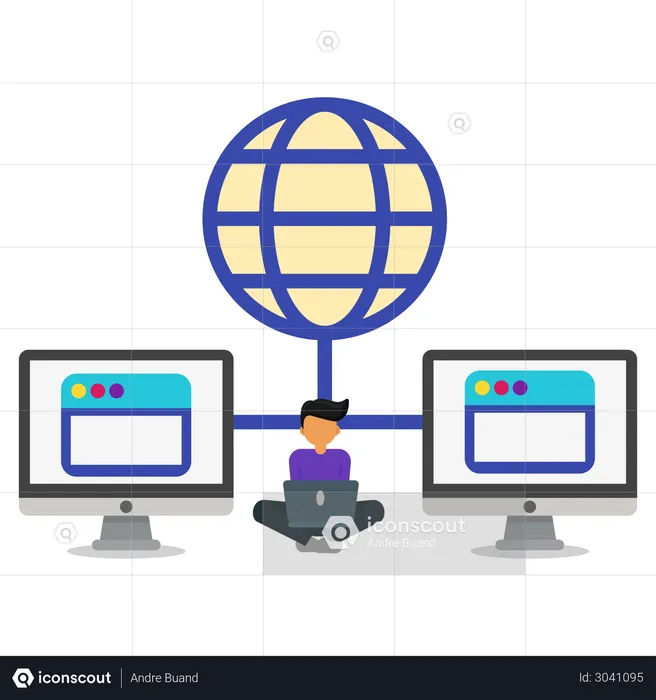 Internet connection  Illustration
