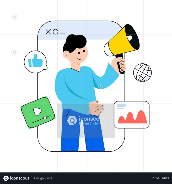 Internet Marketing  Illustration