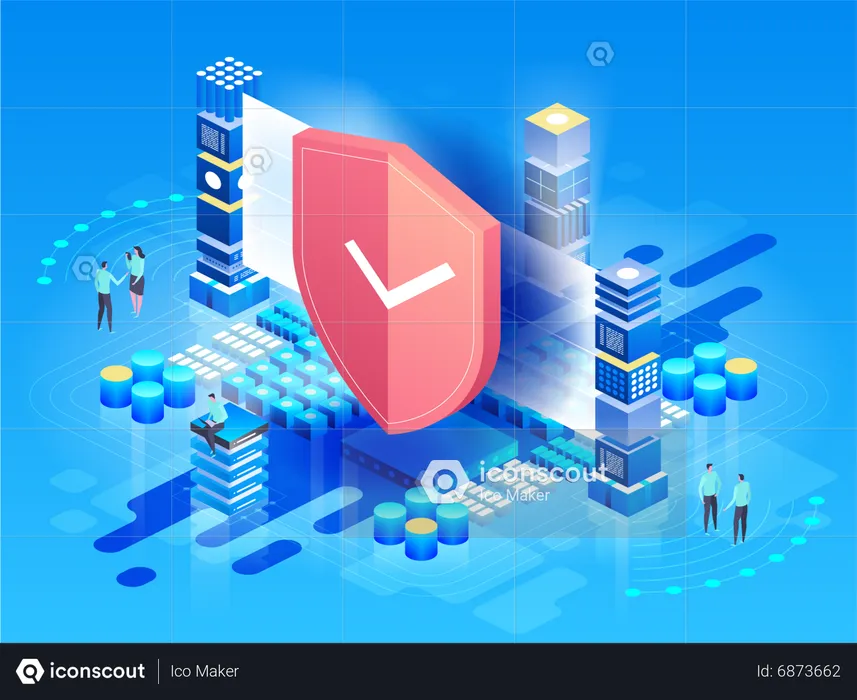 Internet Security  Illustration