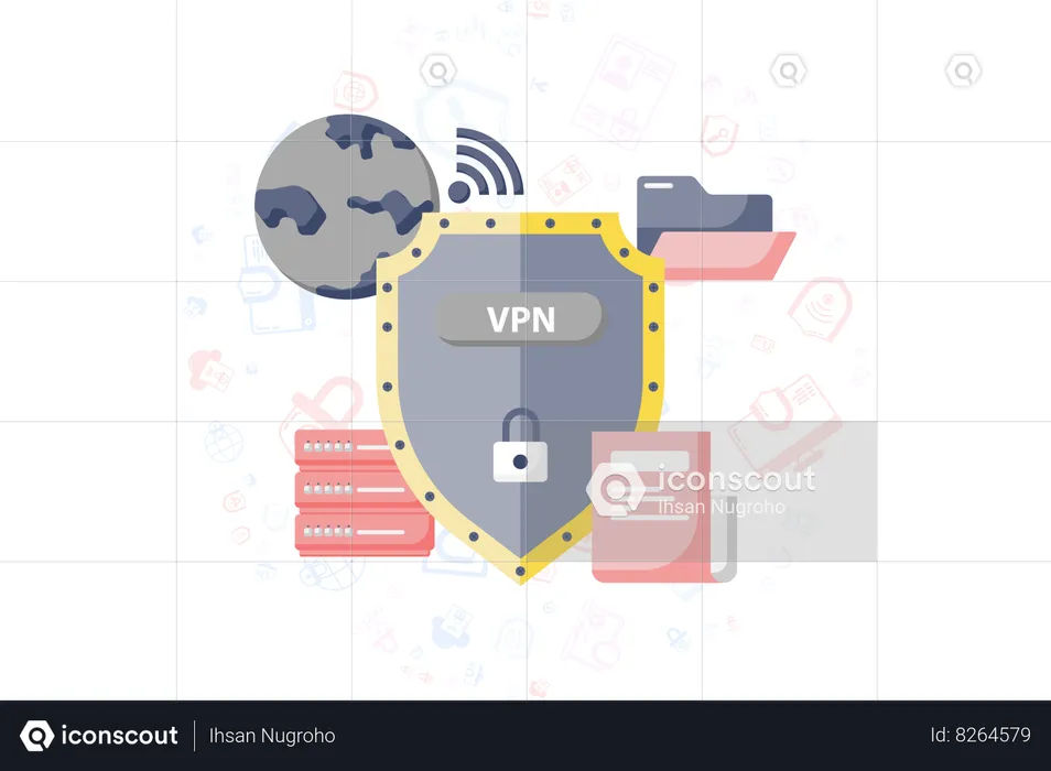 Internet Vpn Security Guarantee  Illustration