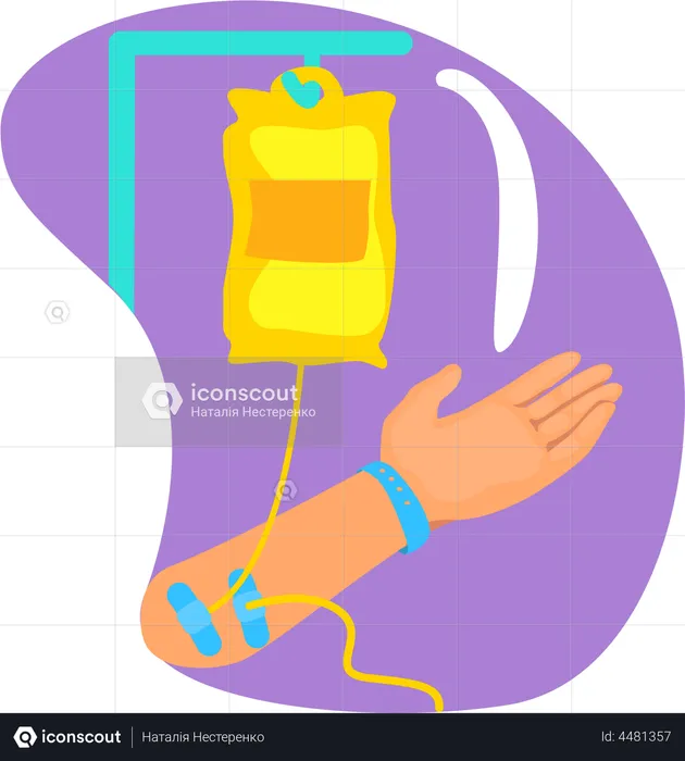 Intravenous injection  Illustration