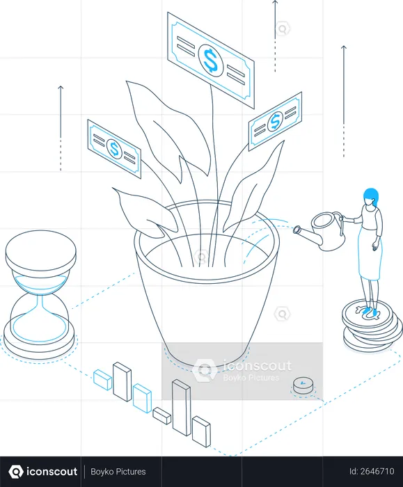 Inversión de las empresas  Ilustración