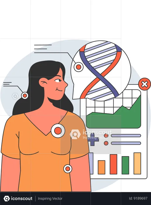 Investigación de adn  Ilustración