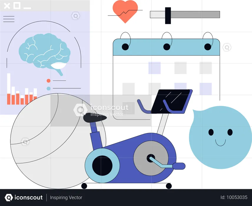 Investigación sobre el seguimiento de la actividad física  Ilustración