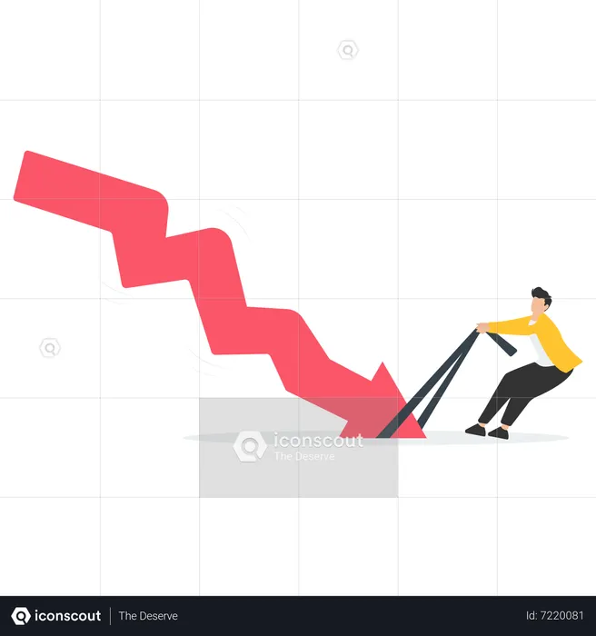 Investitionsprobleme in Krisenzeiten lösen  Illustration