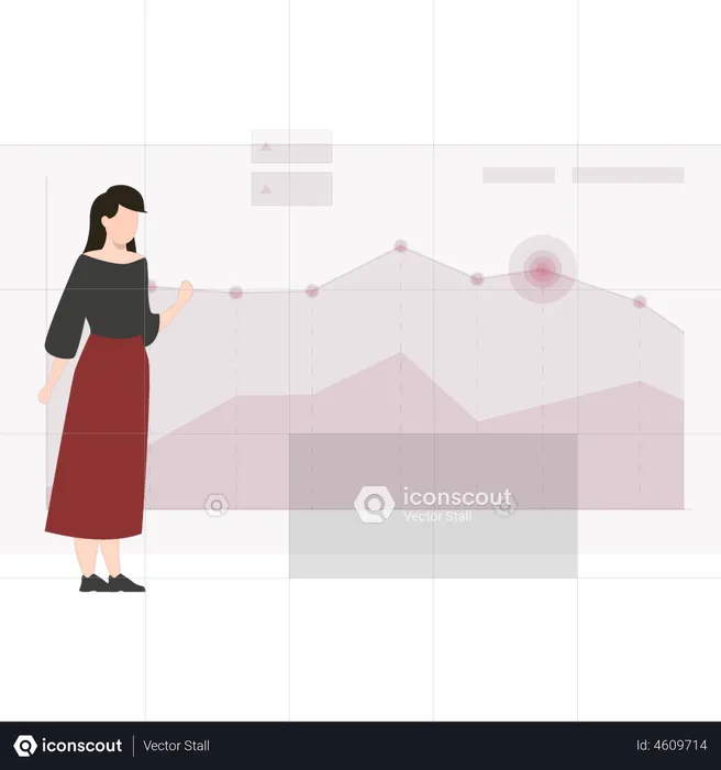 Analyse des Investitionswachstums  Illustration