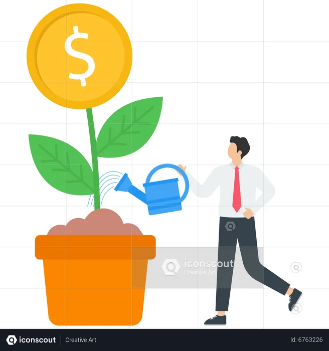 Investment and Finance Management  Illustration