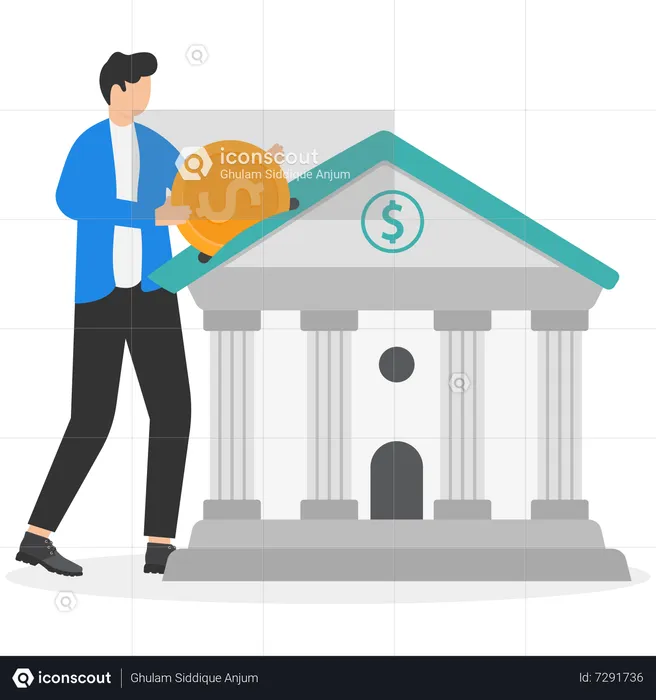 Investment bank service provider  Illustration