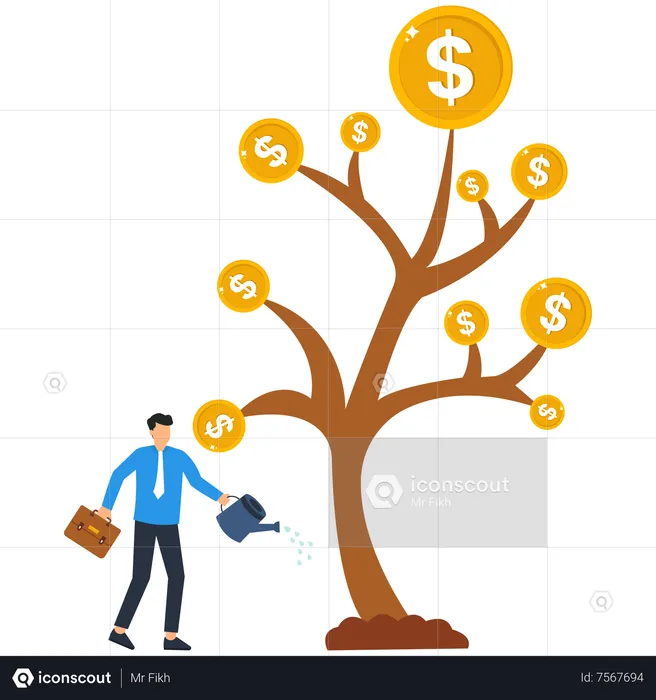 Investment growth  Illustration