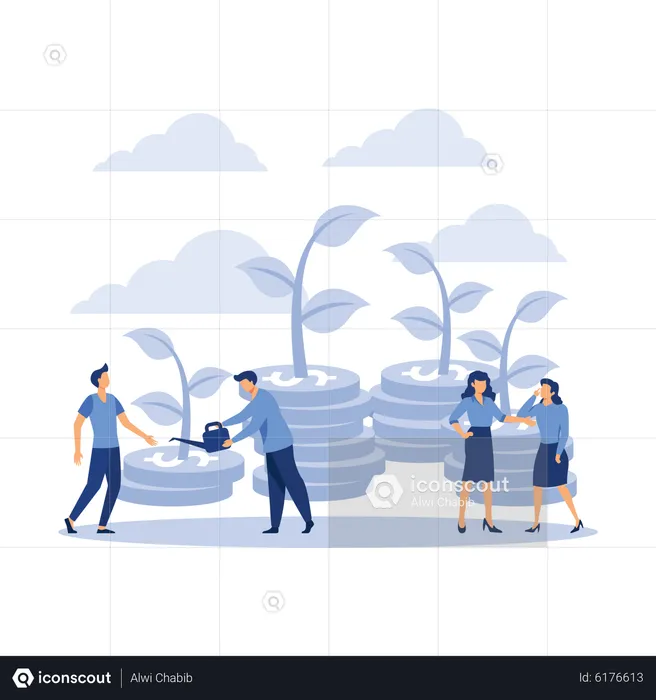 Investment growth  Illustration