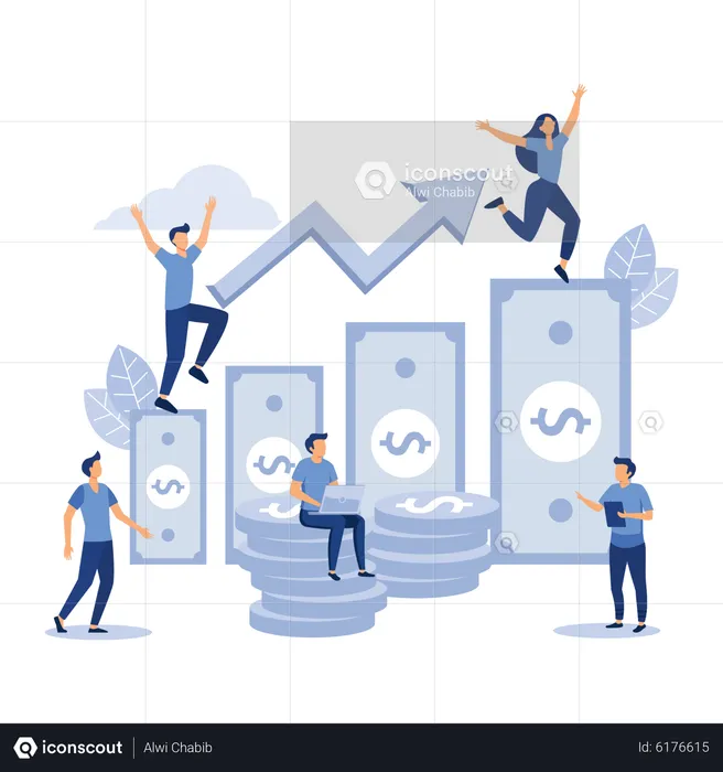 Investment growth  Illustration