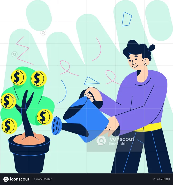 Investment Plant  Illustration