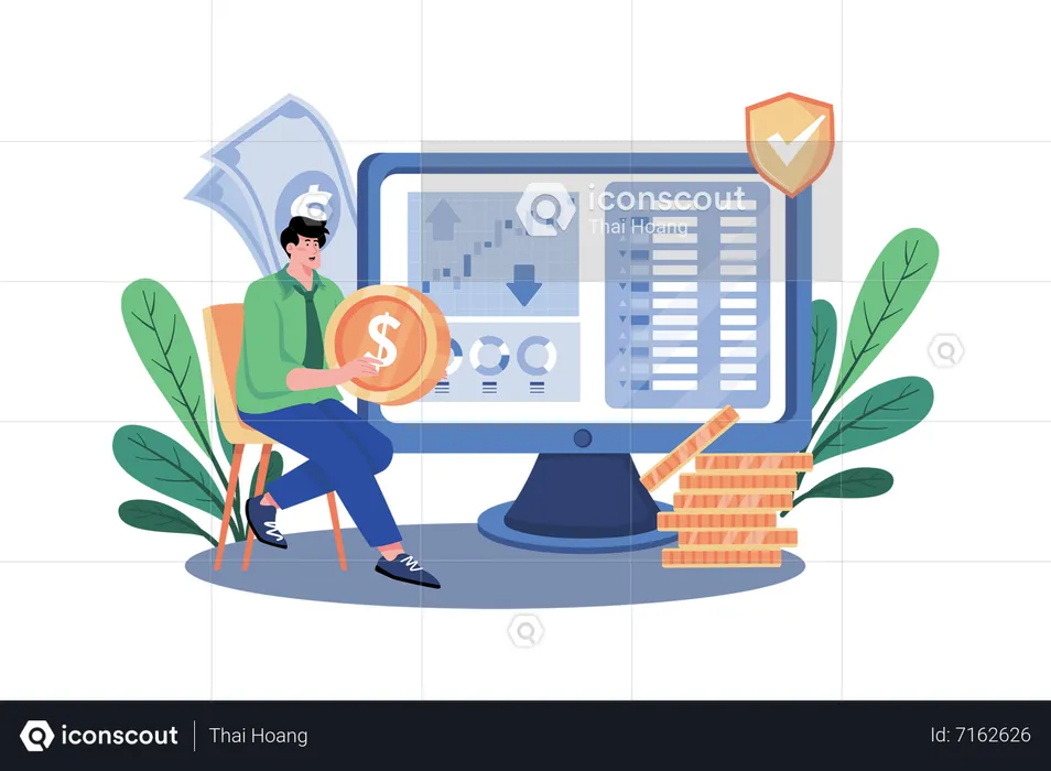 Investors diversify their portfolios with a mix of stocks, bonds, and mutual funds  Illustration