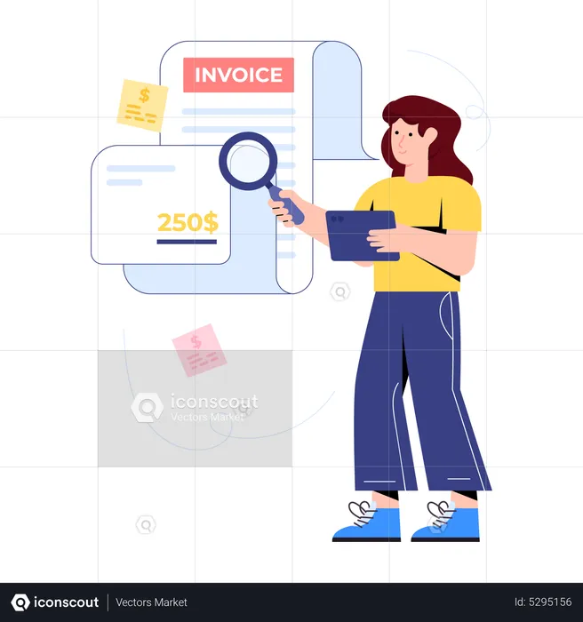 Invoice  Illustration