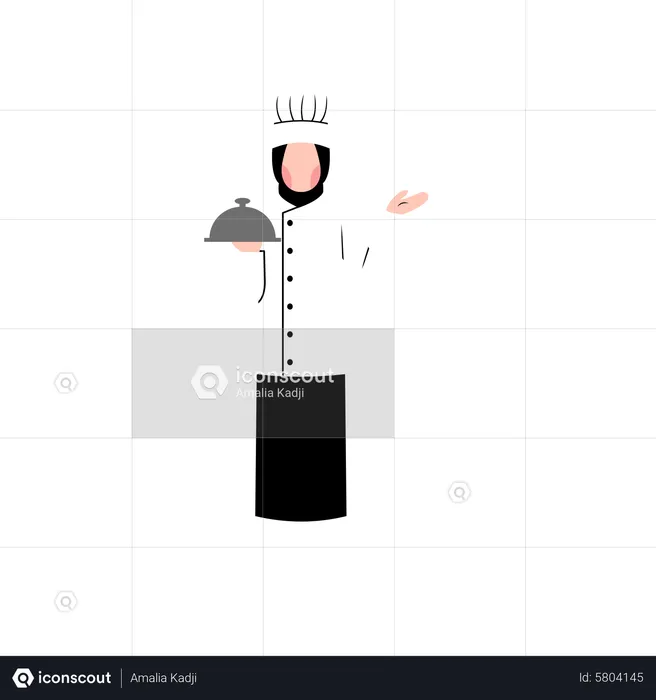 Islamic chef  Illustration