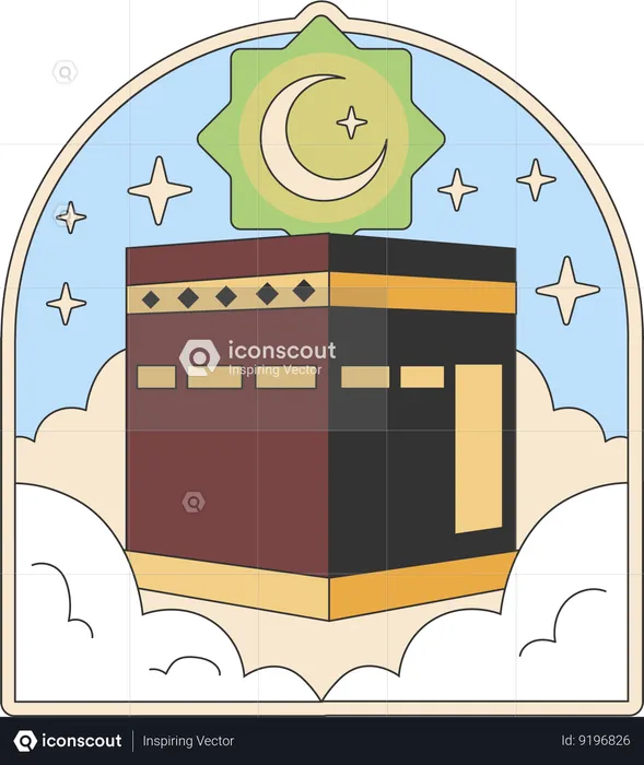 Islamic kabba  Illustration