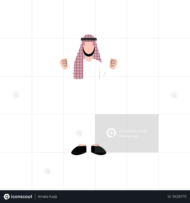 Islamic man  Illustration