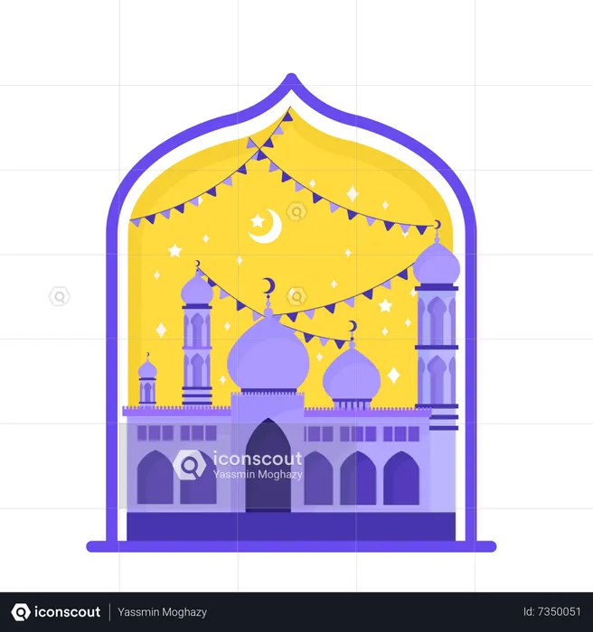 Islamic Mosque  Illustration