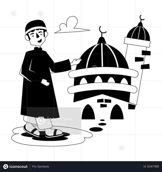 Islamic Mosque  Illustration