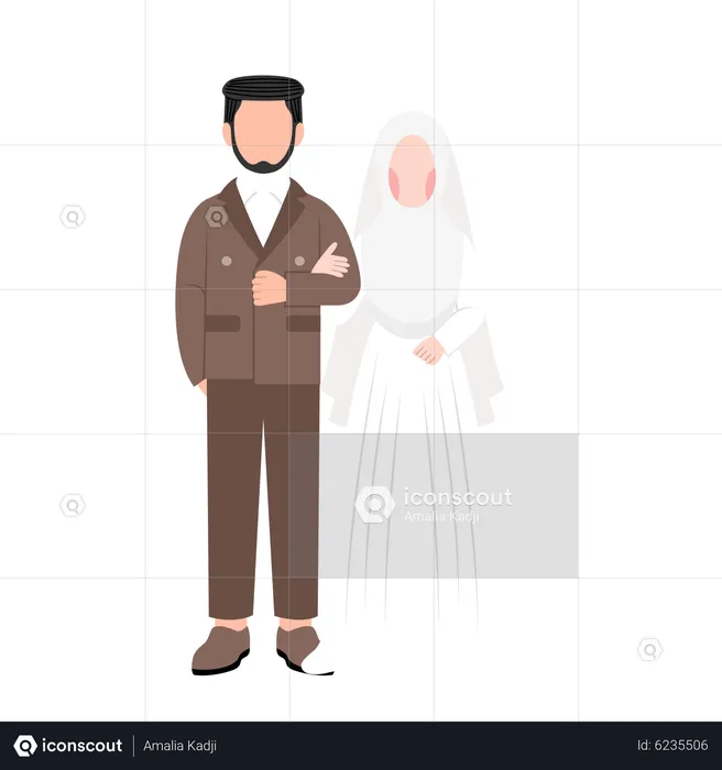 Islamic Wedding  Illustration