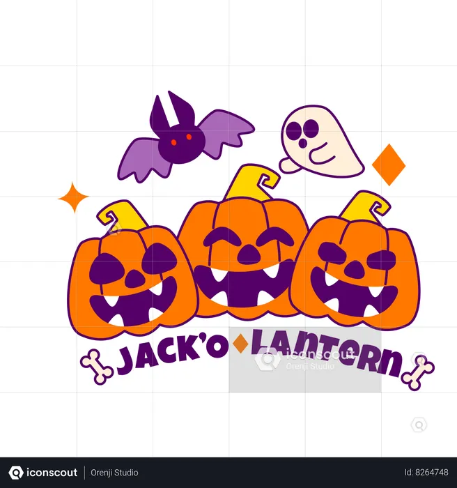 Jack'o Lantern  Illustration