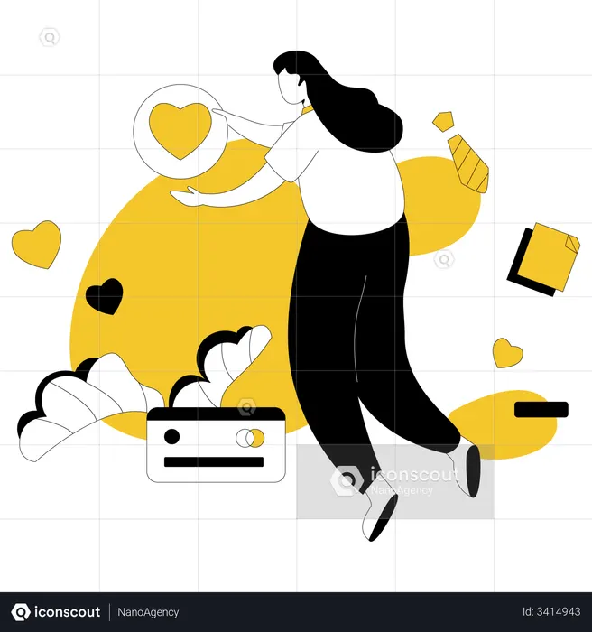 J'adore le business  Illustration