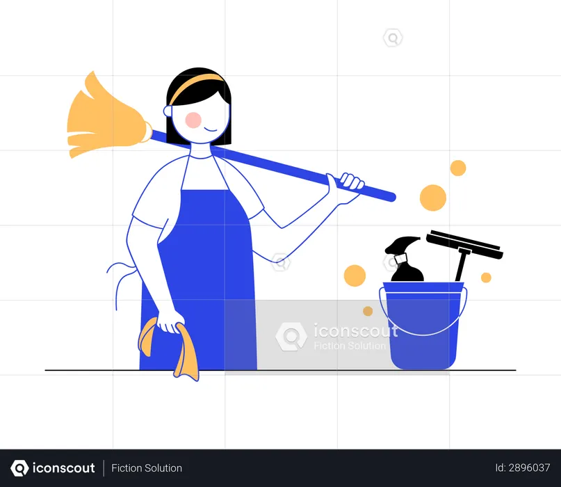 Janitor  Illustration