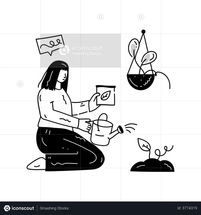 Jardinage  Illustration