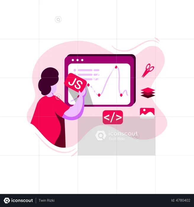 JavaScript Keyframes for video editor  Illustration