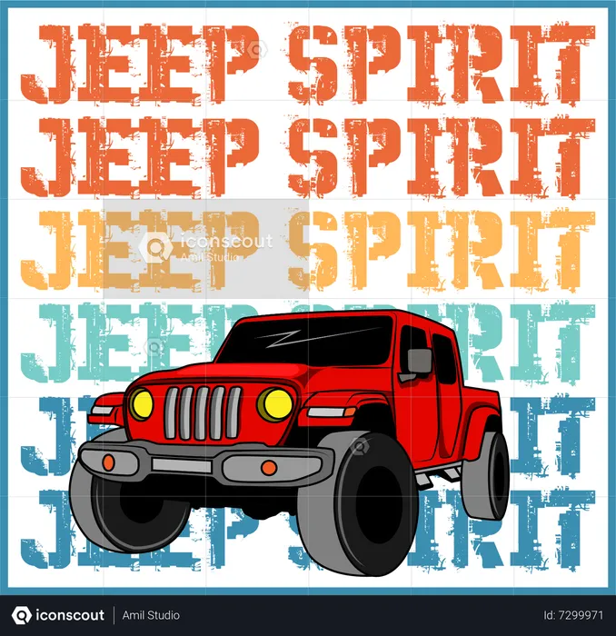 Jeep  Illustration