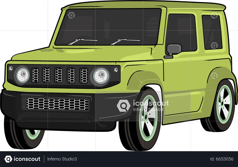 Jeep Car  Illustration