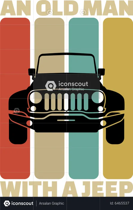 Jeep Silhouette  Illustration