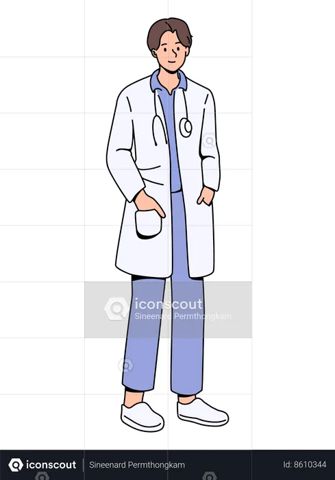 Jeune médecin  Illustration