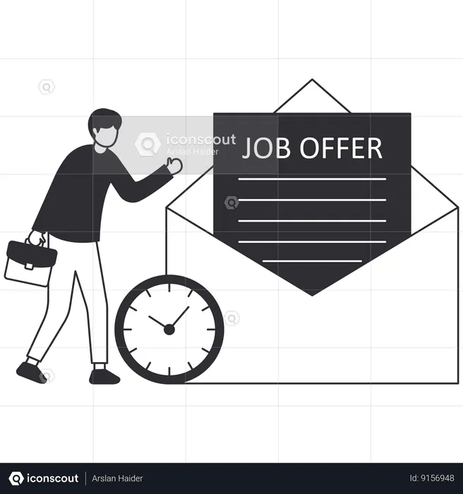 Job Offer  Illustration