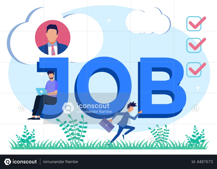 Job Vacancy  Illustration