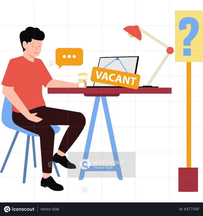Job vacant  Illustration