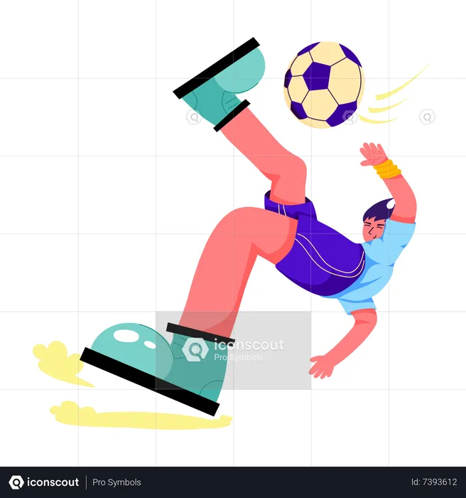 Jogo de futebol  Ilustração