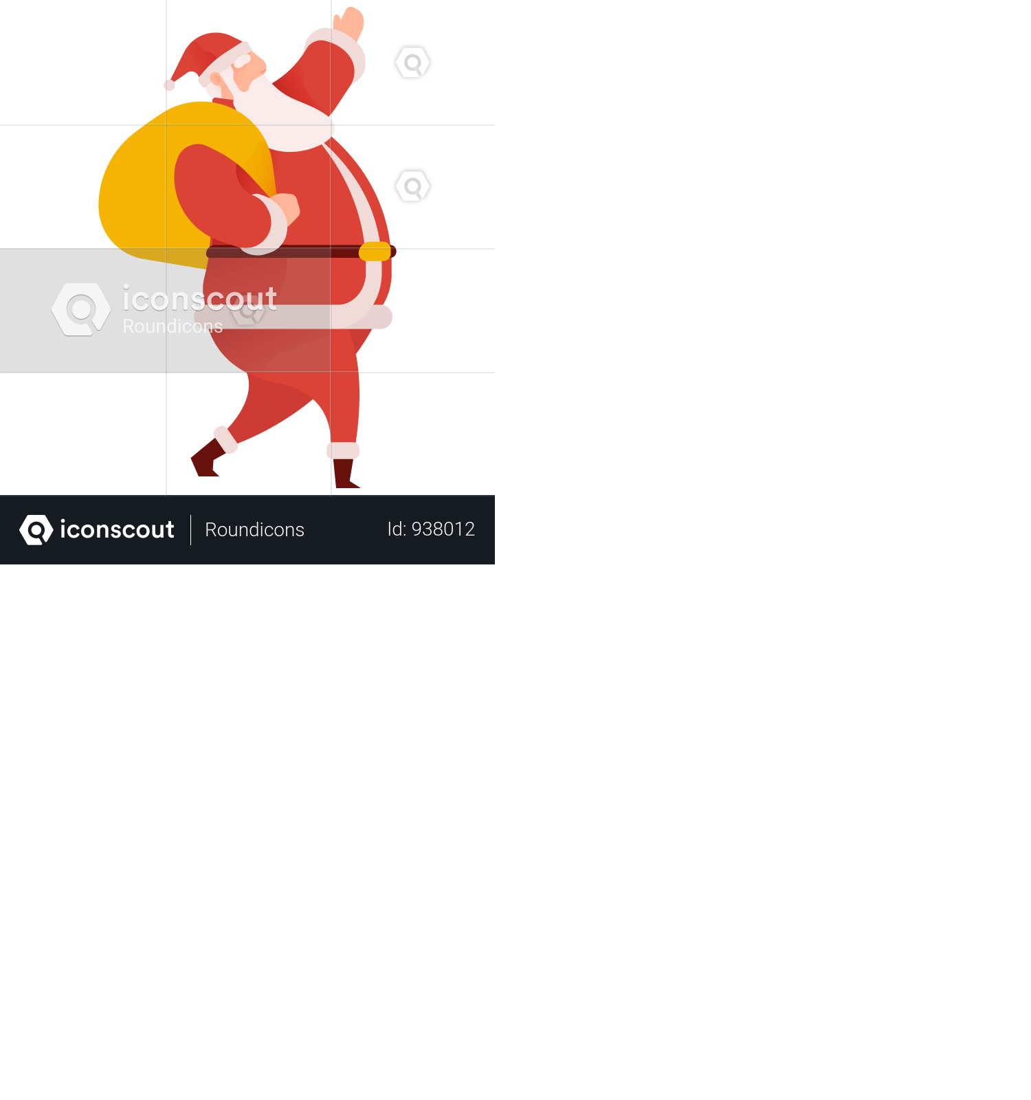 Jolly Santa Illustration