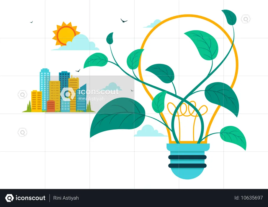 Journée mondiale des économies d'énergie  Illustration