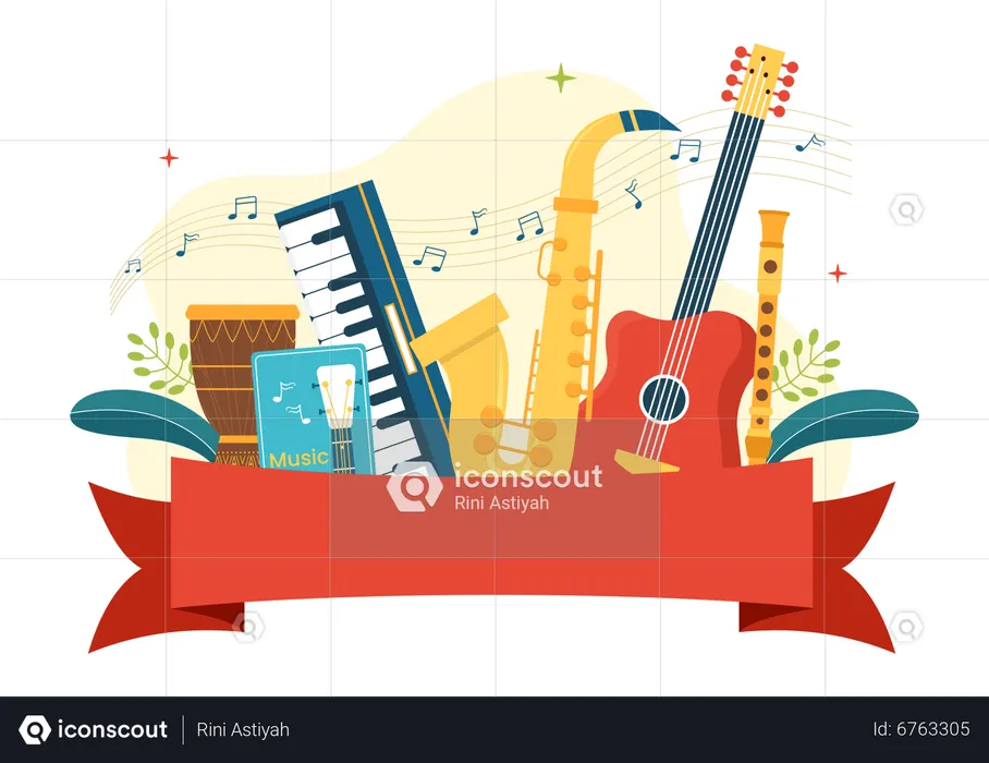 Journée mondiale de la musique  Illustration