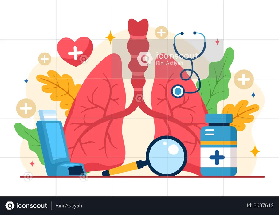 Journée mondiale de l'asthme  Illustration