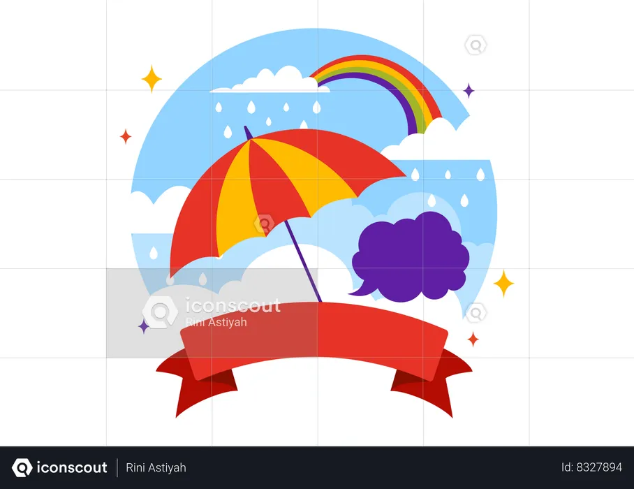 Journée du parapluie  Illustration