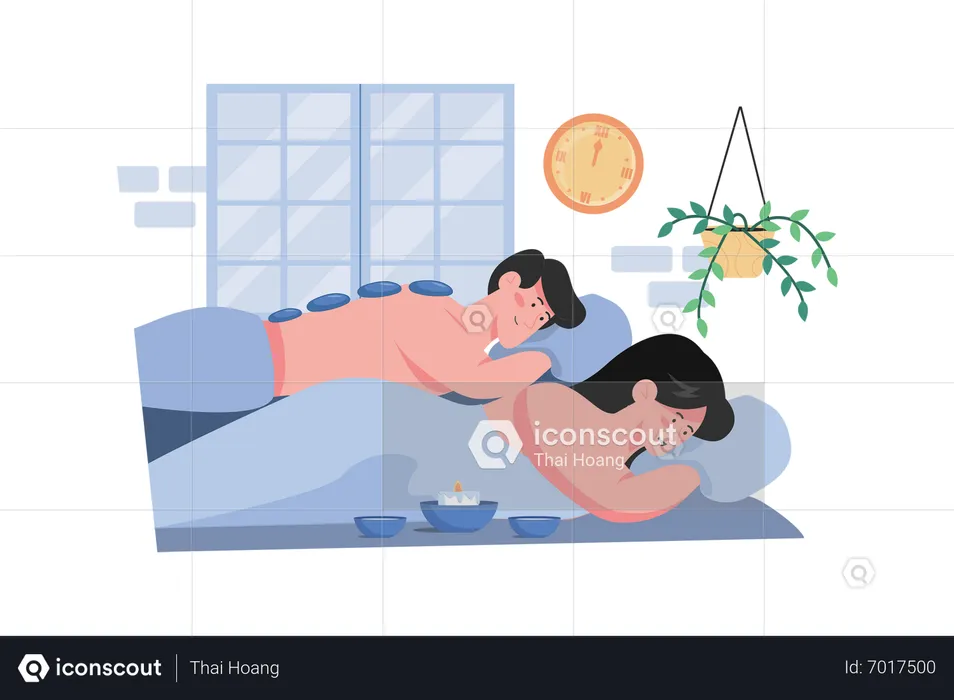 Journée spa en couple pour se faire plaisir  Illustration