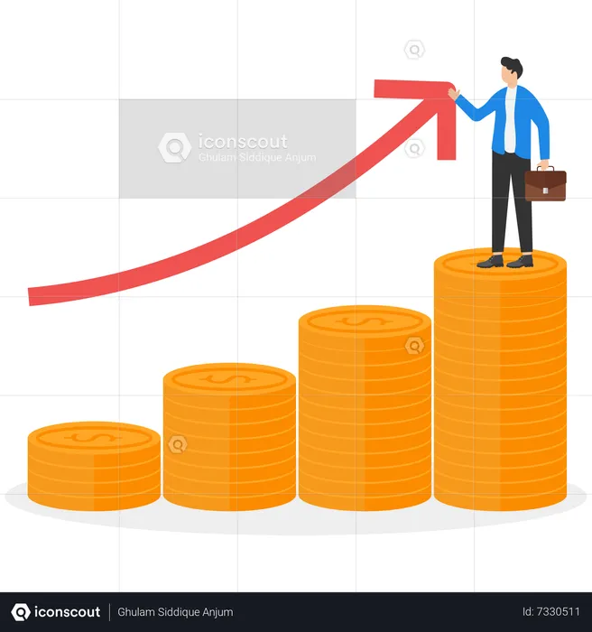 Empresa jovem teve crescimento empresarial  Ilustração