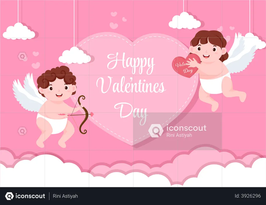 Joyeuse saint Valentin  Illustration