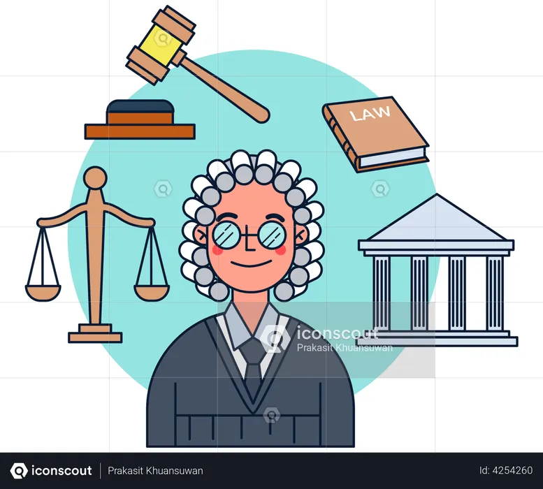Judge  Illustration